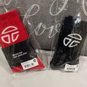 Telfar Athletic Crew Socks 2 items ($18 each or bundle for $30)